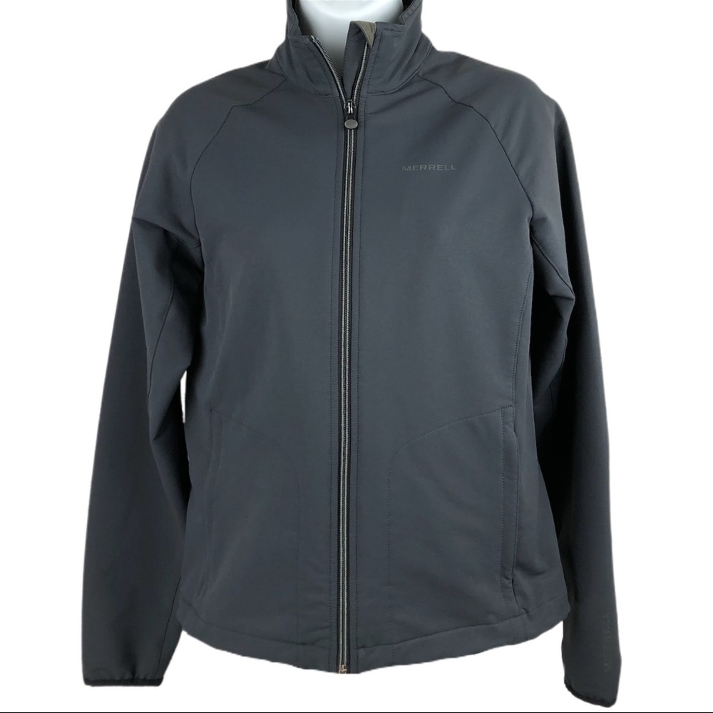 Merrell Lightweight Black Zip-Up Jacket Size Small - image 1